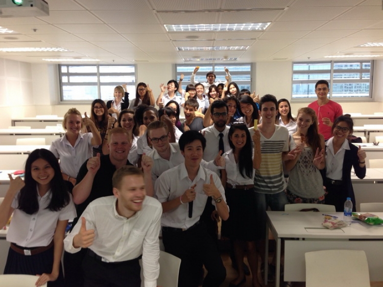 BBA Thai Class for the Exchange students for Spring Semester 2013