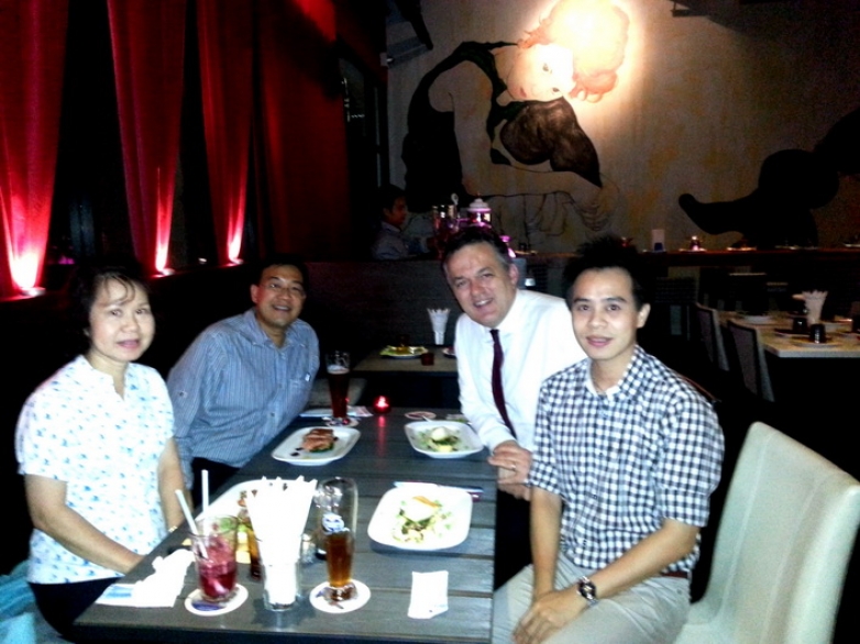 2013 Executive Visit from Deakin University